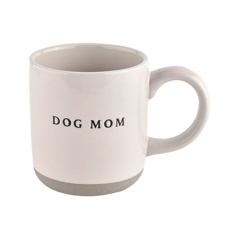 Tasse Dog Mom, stein